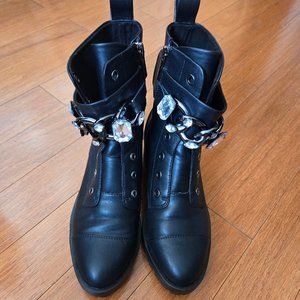 Karl Lagerfeld Black Boots Size: 6M
